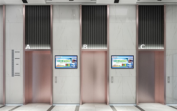 电梯间部署信息发布系统有哪些优势_电梯显示屏应用方案